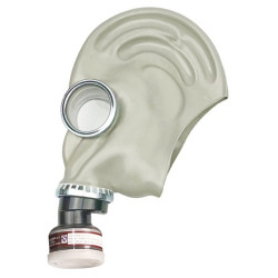 Men Army Masque à gaz avec filtre Breath Game Gris